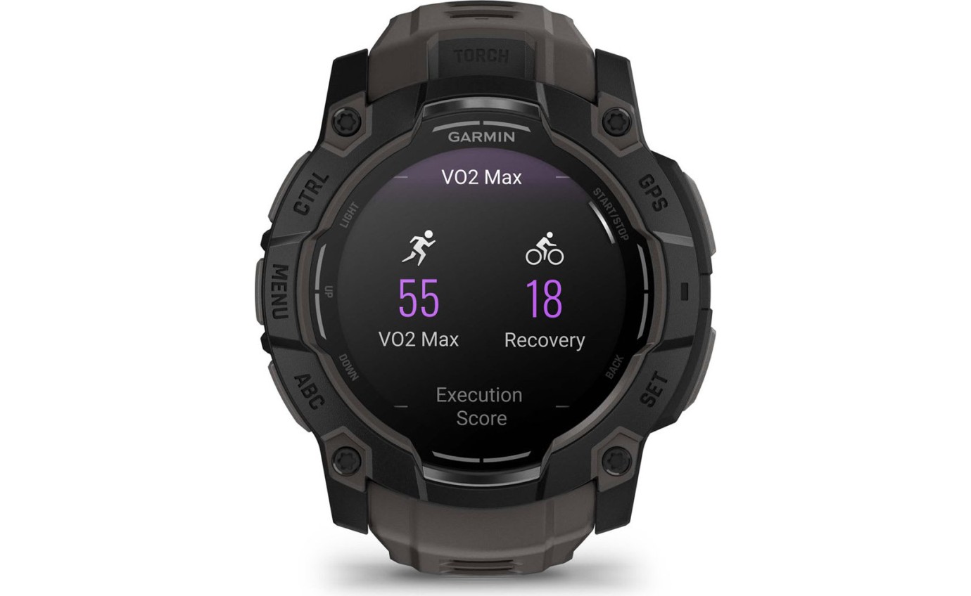 Garmin Instinct 3 50mm AMOLED Smart Watch (Black/Charcoal) 0100302000