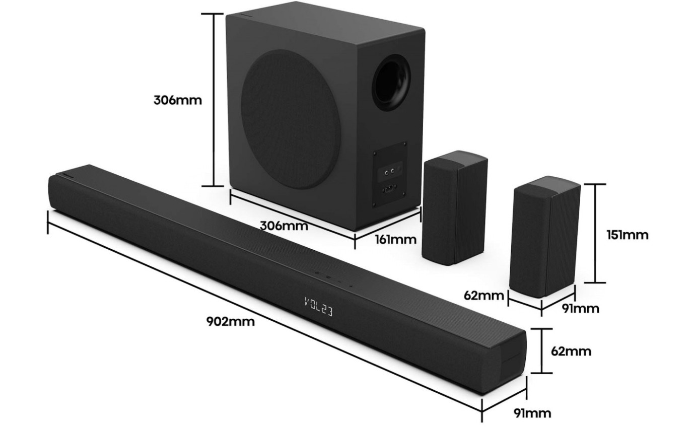 Hisense 5.1ch Soundbar with Dolby Atmos AX5100Q