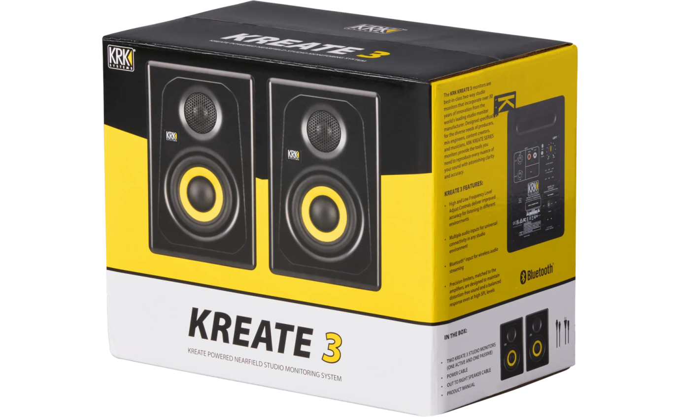 KRK Systems Kreate 3 Studio Monitor (Pair) KRKK3