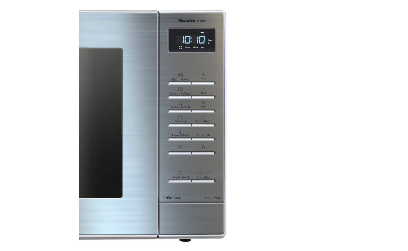 Panasonic 32L 1100W Inverter Microwave (Stainless Steel) NNST69QSQPQ