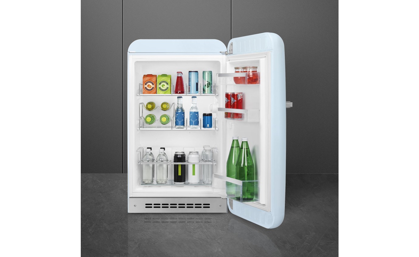 Smeg 135L 50's Style Refrigerator (Pastel Blue) FAB10HRPB6