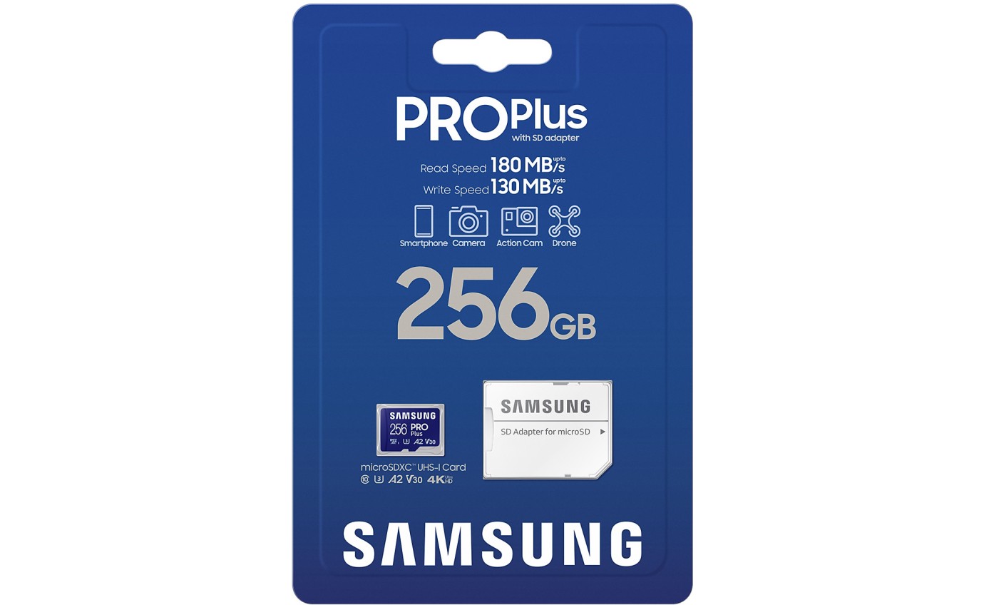 Samsung 256GB PRO Plus microSD Card MBMD256SAAPC