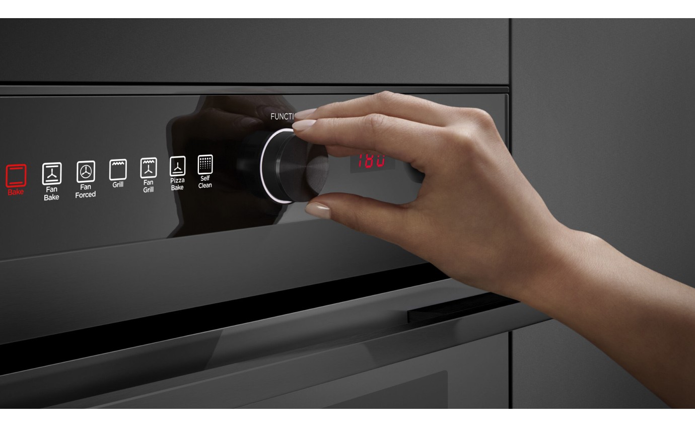 Fisher & Paykel 60cm Series 5 Contemporary Pyrolytic Oven, 7 Function OB60SC7CEPB1