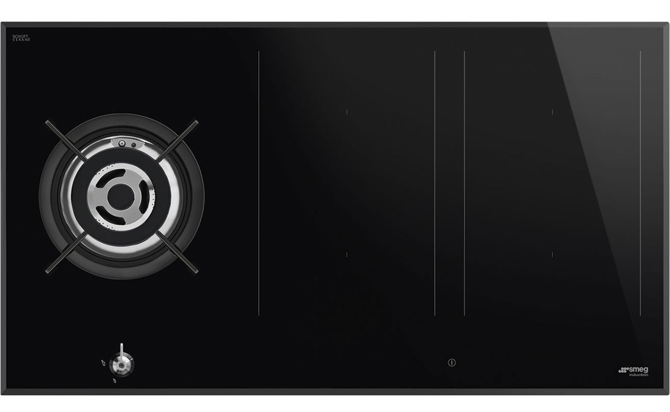 Smeg 90cm Classic Mixed Hob SAIG3953B