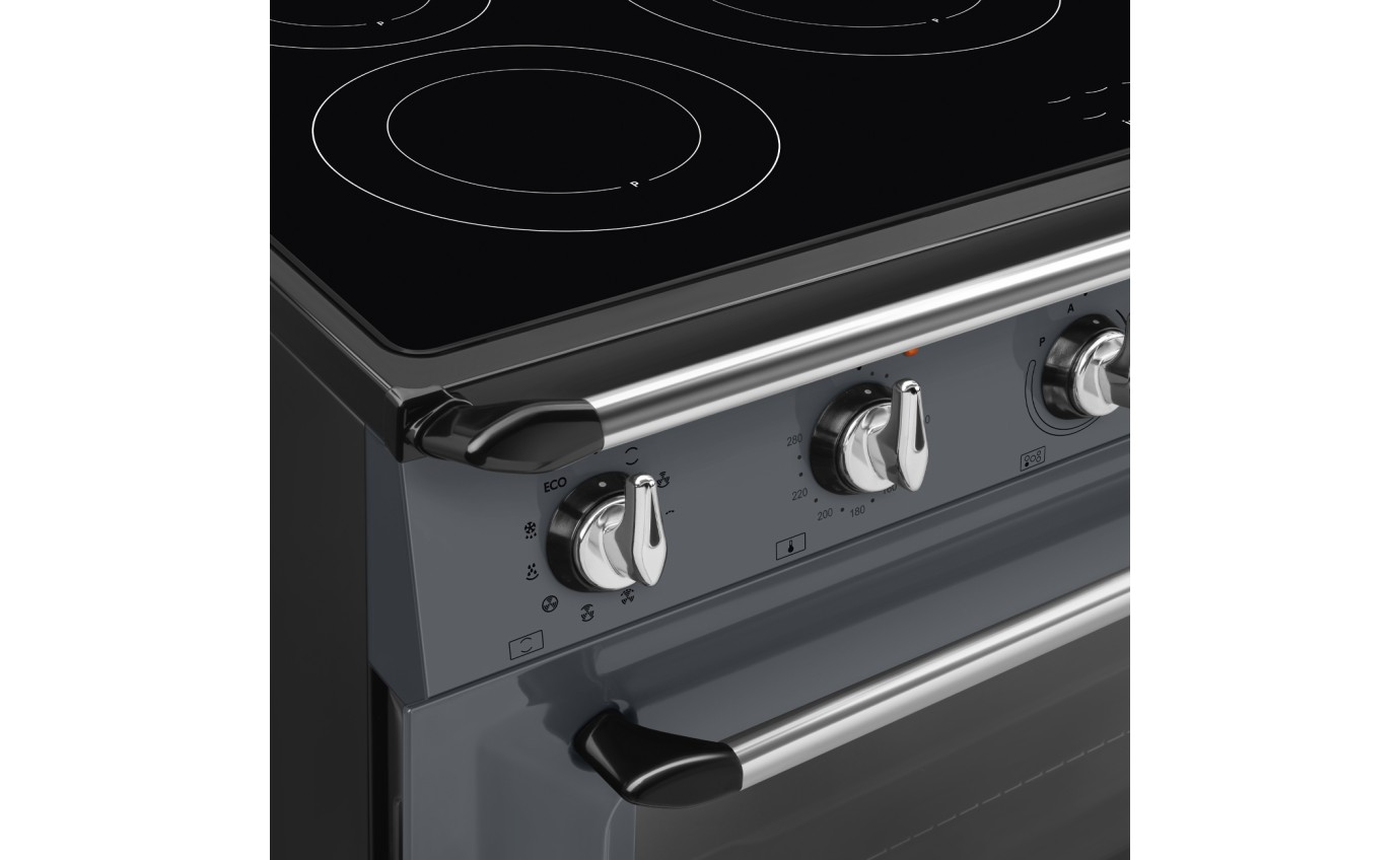 Smeg 90cm Induction Freestanding Cooker (Slate Grey) TR90IPGR