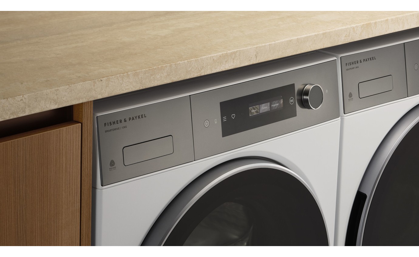 Fisher & Paykel 10kg Series 7 Contemporary Front Loader Washing Machine (White) WH1060D5