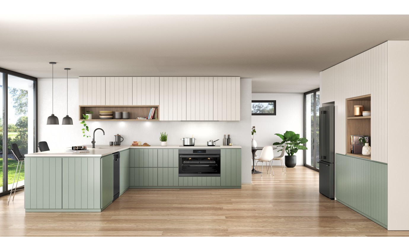 Westinghouse 90cm Multifunction PyroClean Oven with SteamBake (Dark Stainless Steel) WVEP9917DD