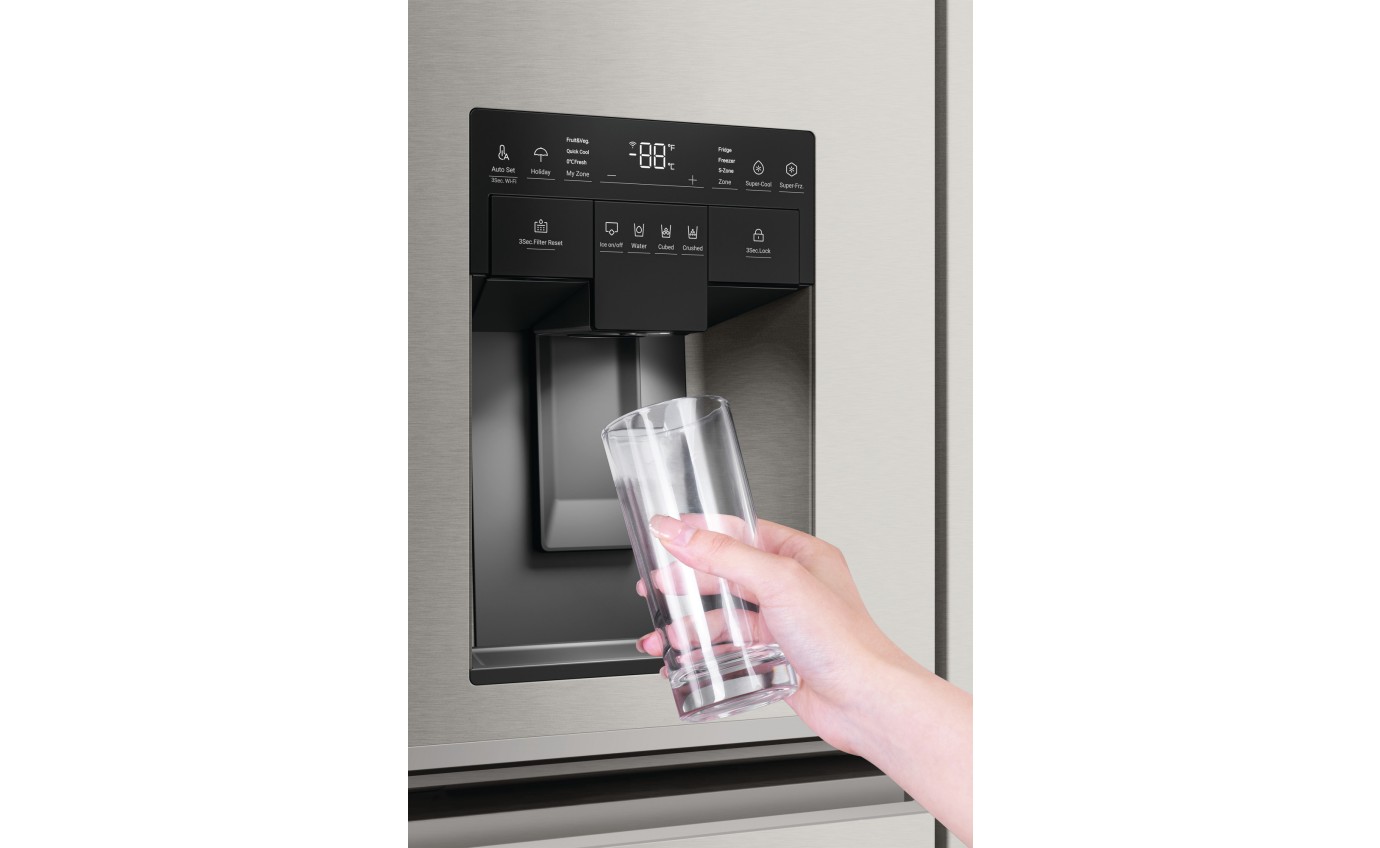 Haier 601L 600 Series Quad Door Refrigerator Freezer (Satina) HRF680YZS