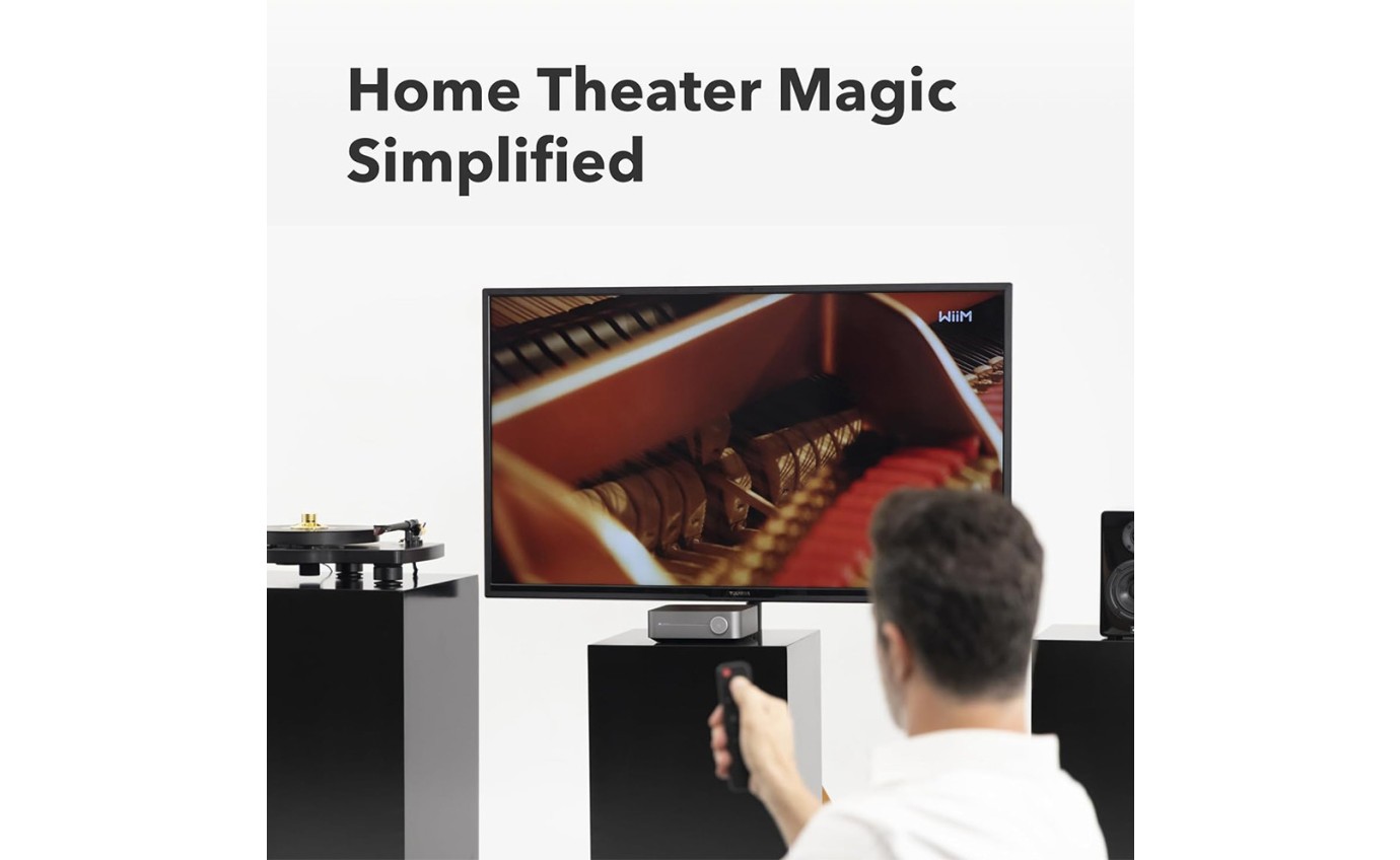 WiiM Amp Multiroom Stereo Streaming Amplifier (Space Grey) WIIMAMPSG