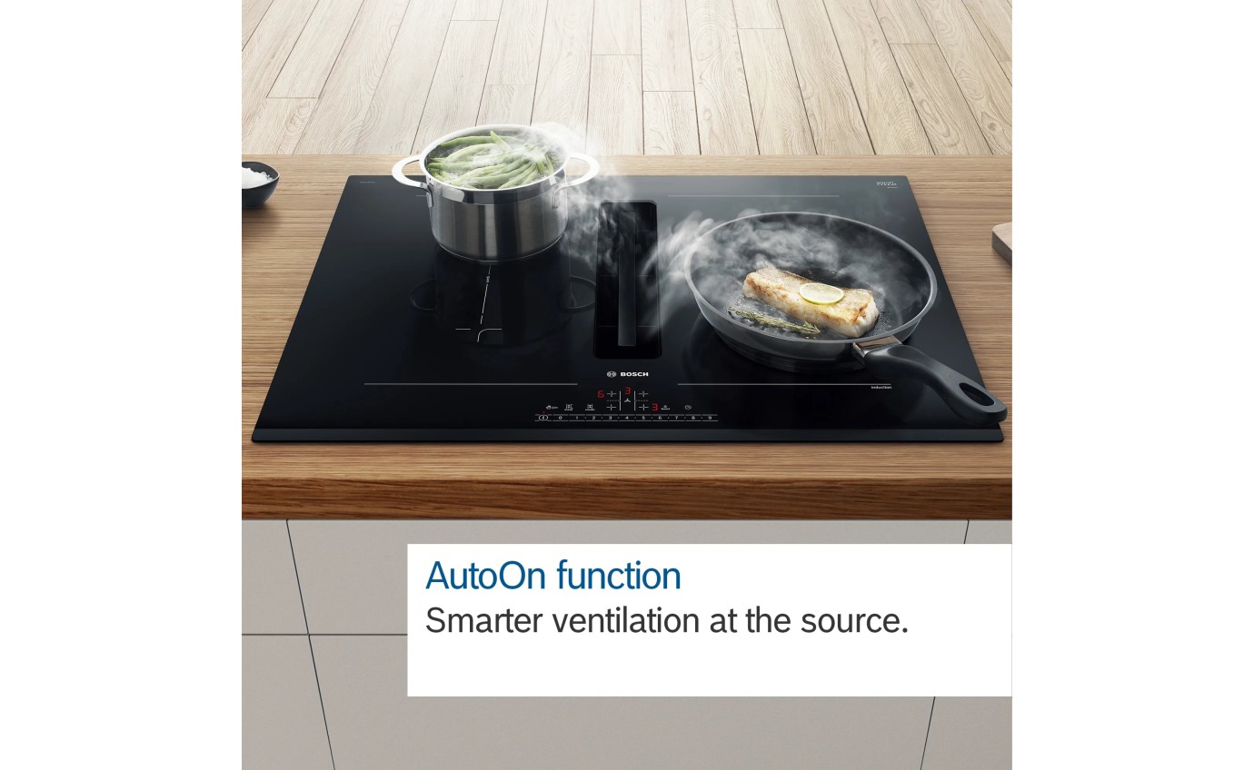 Bosch 80cm Series 6 Downdraft Induction Cooktop PVQ811H26E