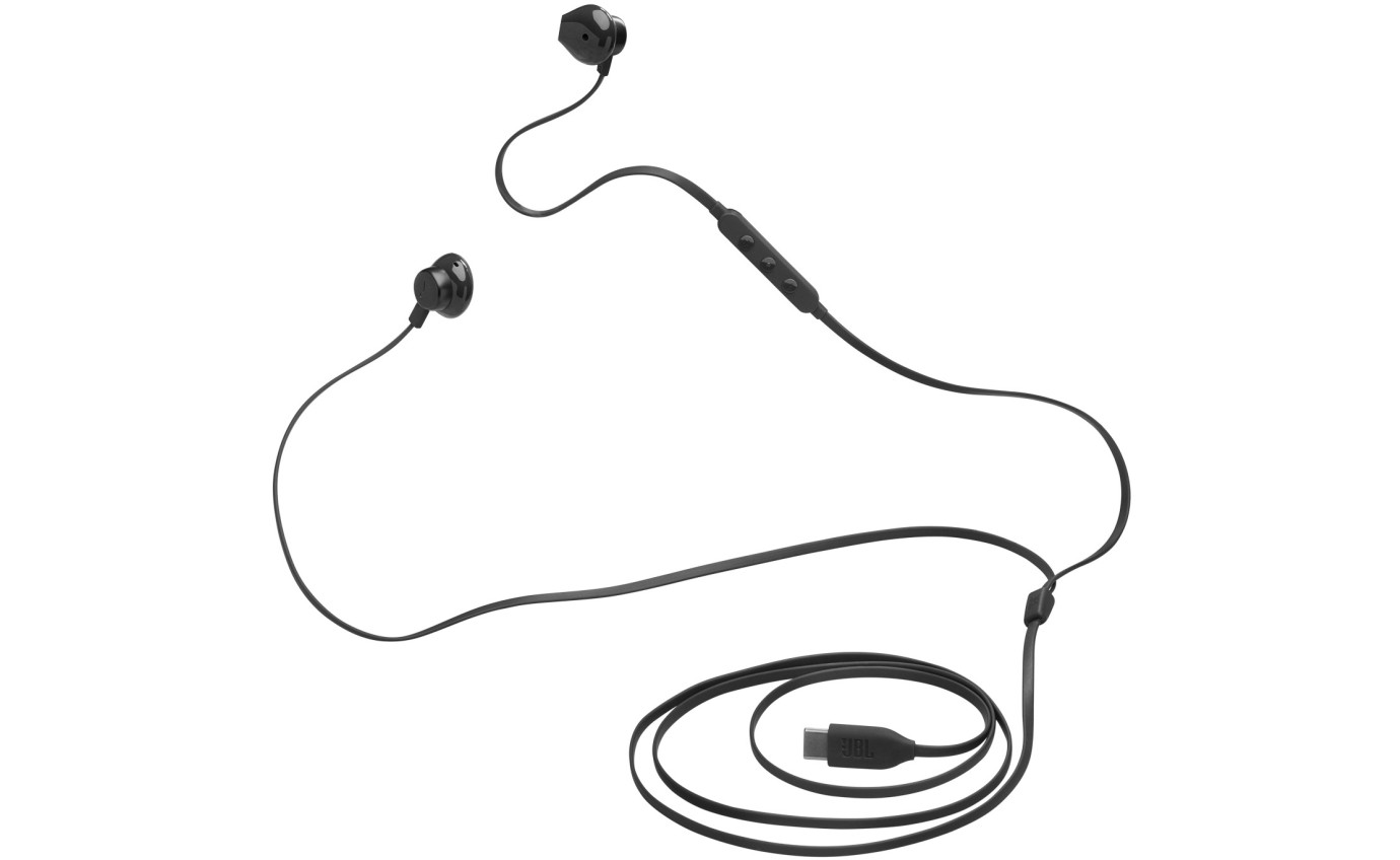 JBL Tune 305C USB-C In-Ear Headphones (Black) JBLT305CBLK