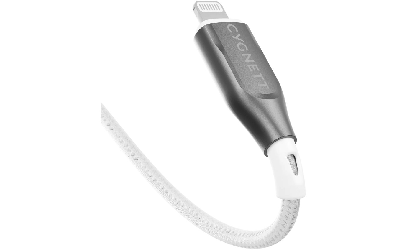 Cygnett Armoured Lightning to USB-C Cable 1m (White) 11901317433