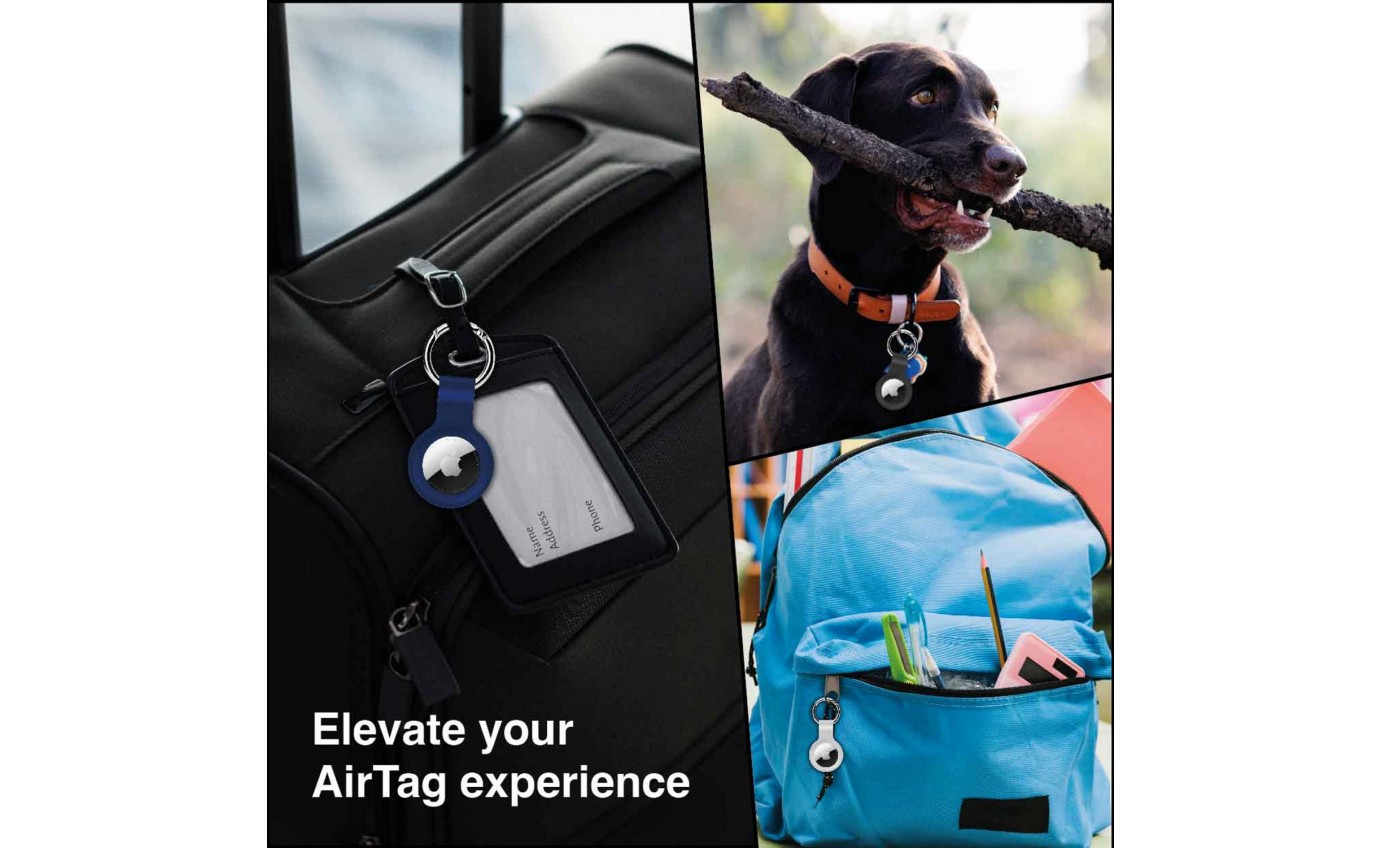 Laser Silicone AirTag Key Ring Case (4 Pack) AOAT4P1378