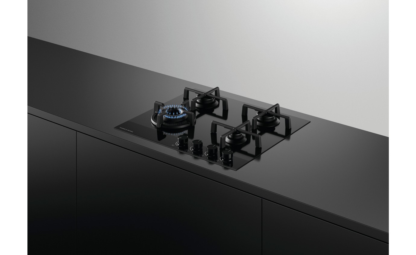 Fisher & Paykel 60cm Series 9 4 Burner Gas Cooktop, LPG CG604DLPGB4