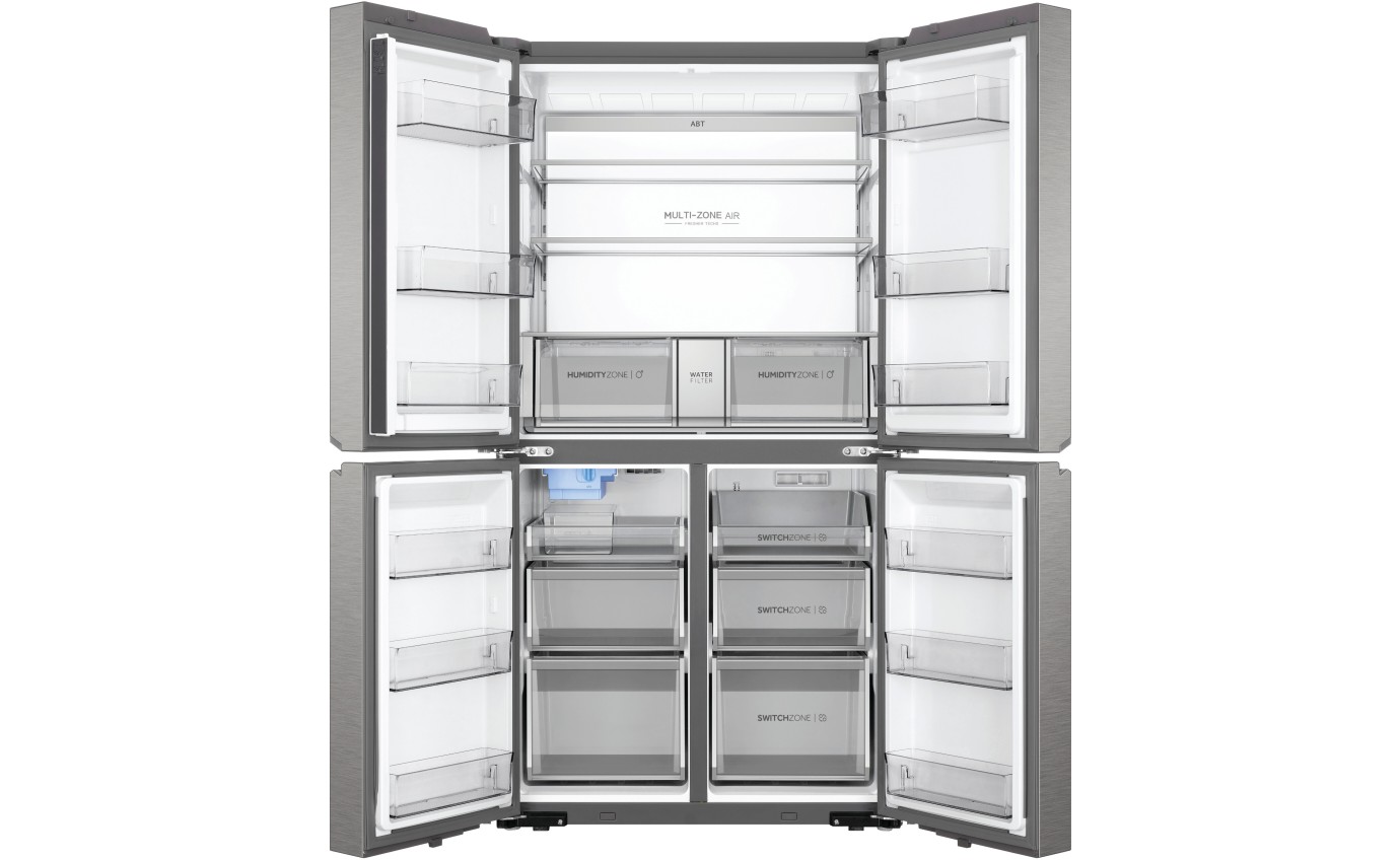 Haier 623L Quad Door Fridge (Satina) HRF680YPS