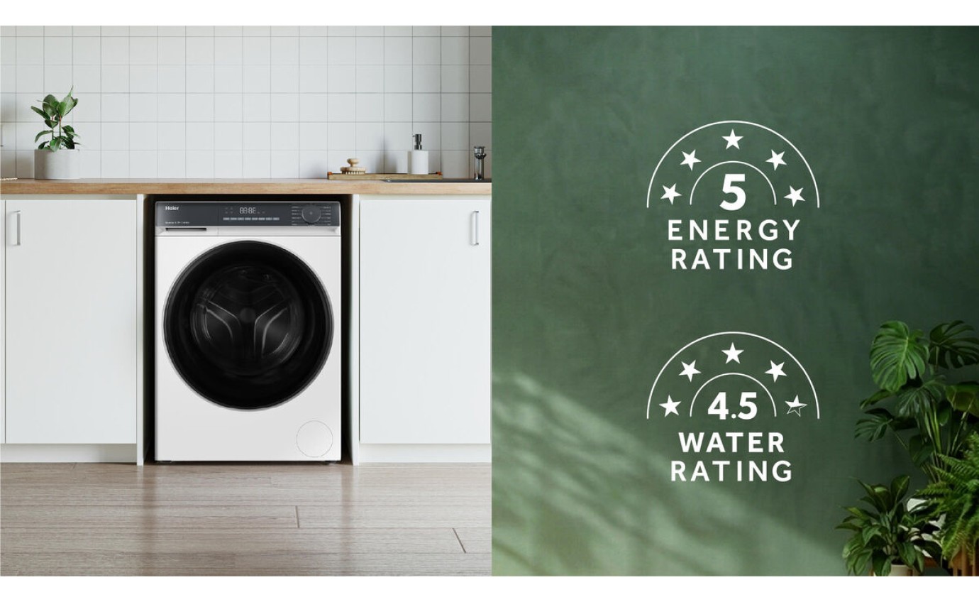 Haier 8.5kg 300 Series Front Load Washing Machine (White) HWF85KW1