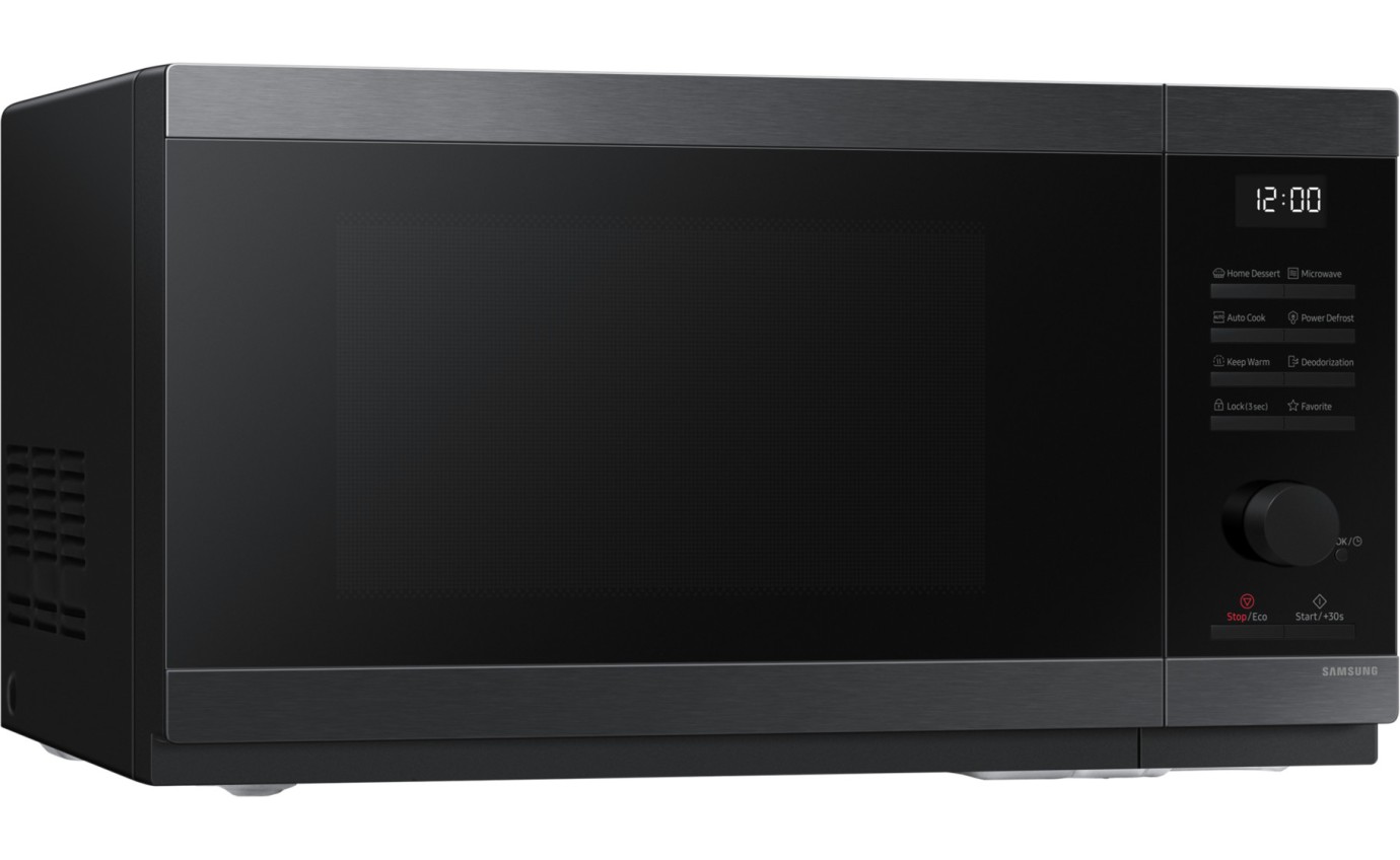 Samsung 32L 1000W Microwave with Dial & Button Control (Black Stainless Steel) MS32DG4504AG