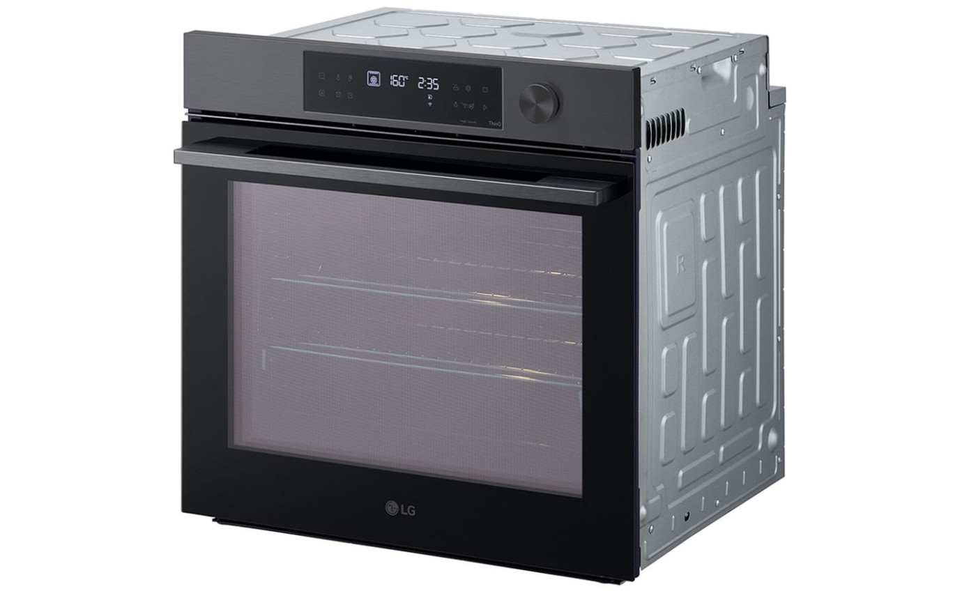 LG 76L InstaView Series 7 Pyrolytic Oven (Black Stainless Steel) BO607G1MB4