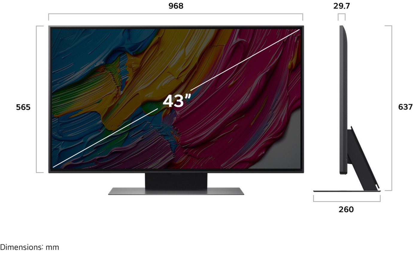 LG 43 inch QNED81A AI LED UHD 4K Smart TV 43QNED81ASA