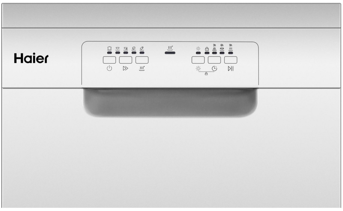 Haier 45cm Compact Freestanding Dishwasher (Silver) HDW10F1S1