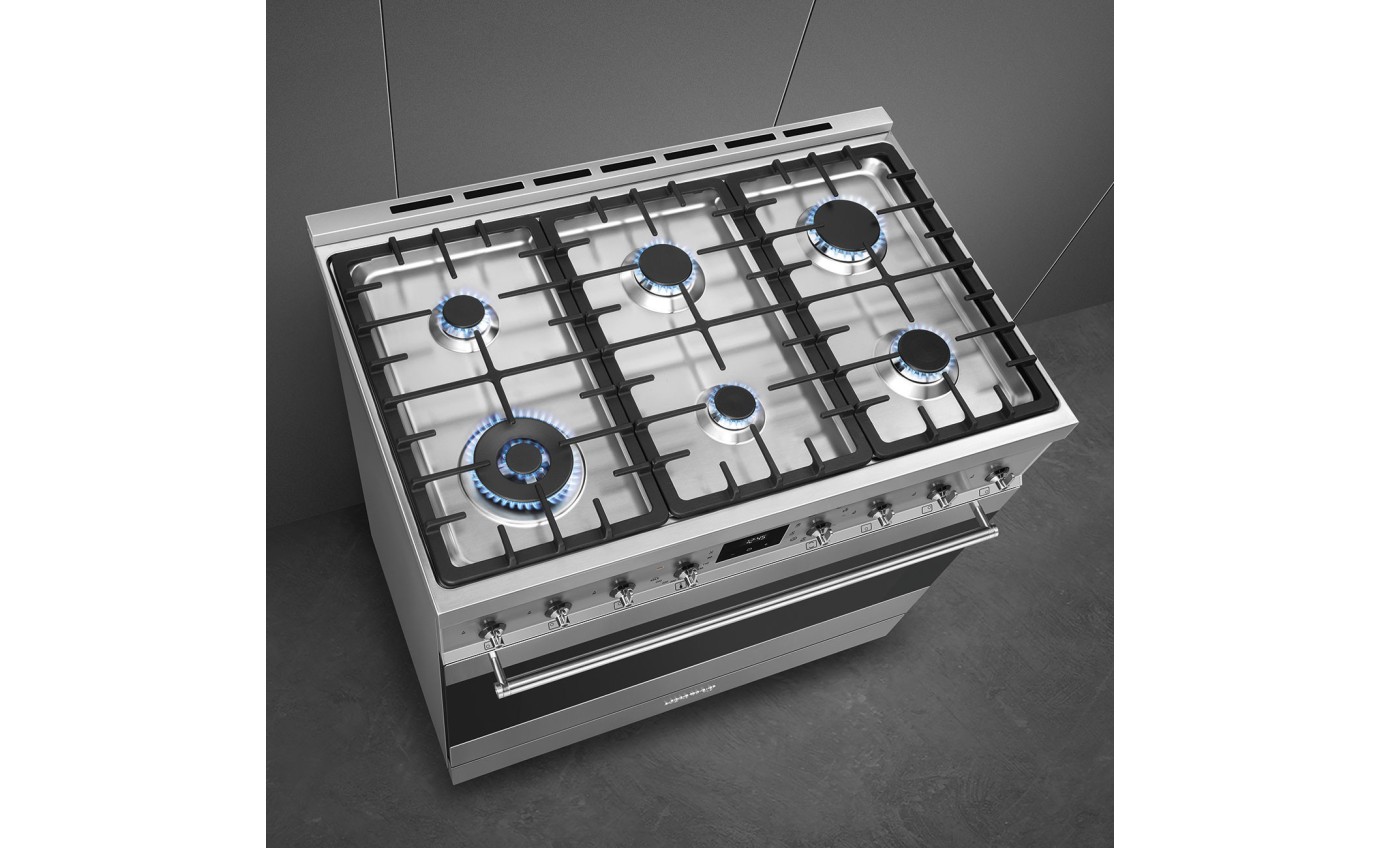 Smeg 90cm Classic Freestanding Cooker CS9GMXA2