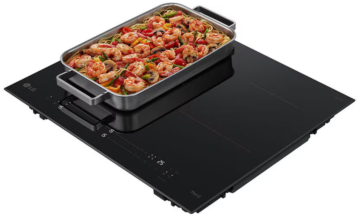 LG 60cm 4 Zone Induction Cooktop BCI607T4BG