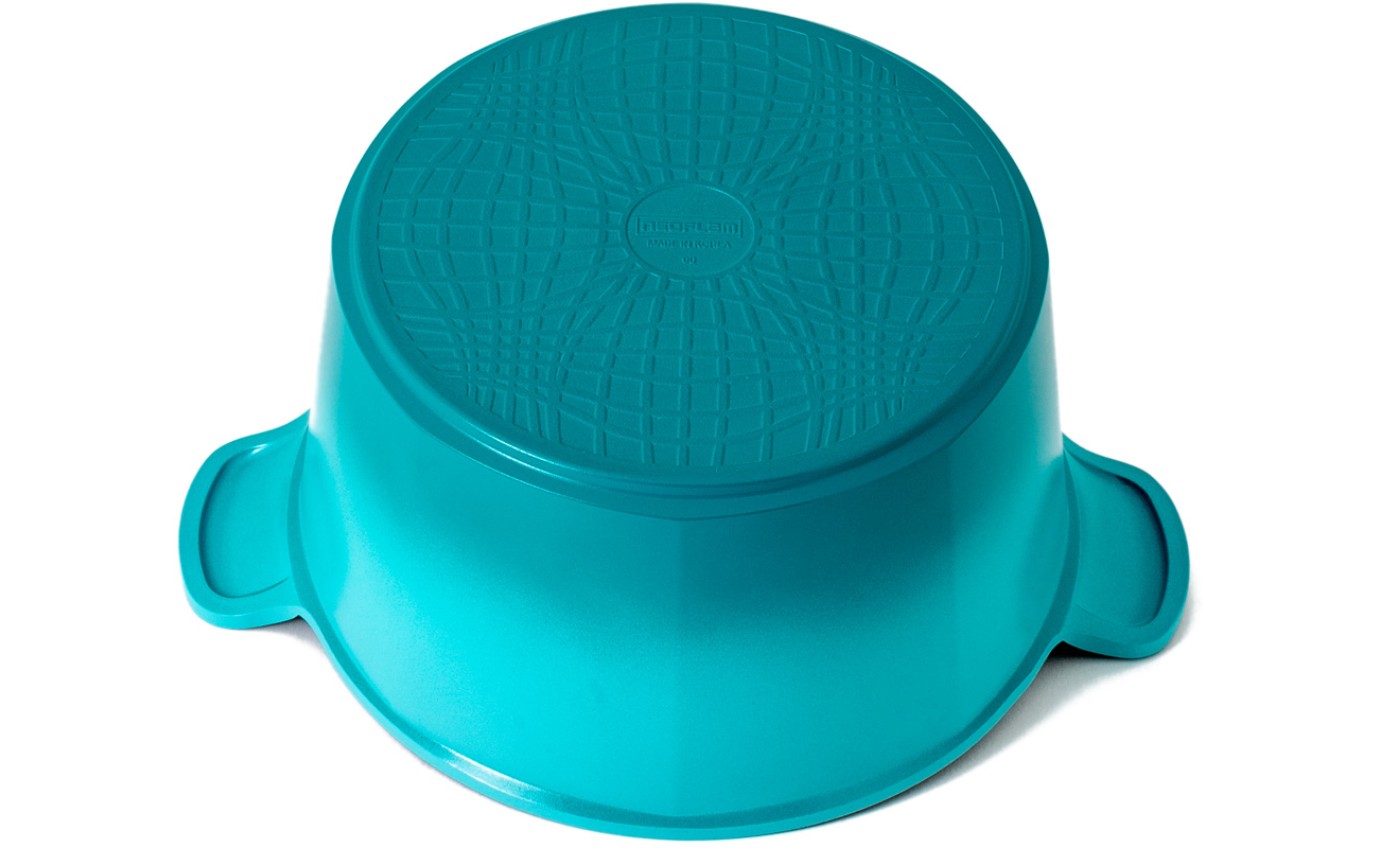 Neoflam 26cm Venn Deep Casserole Induction Turquoise CVD26T