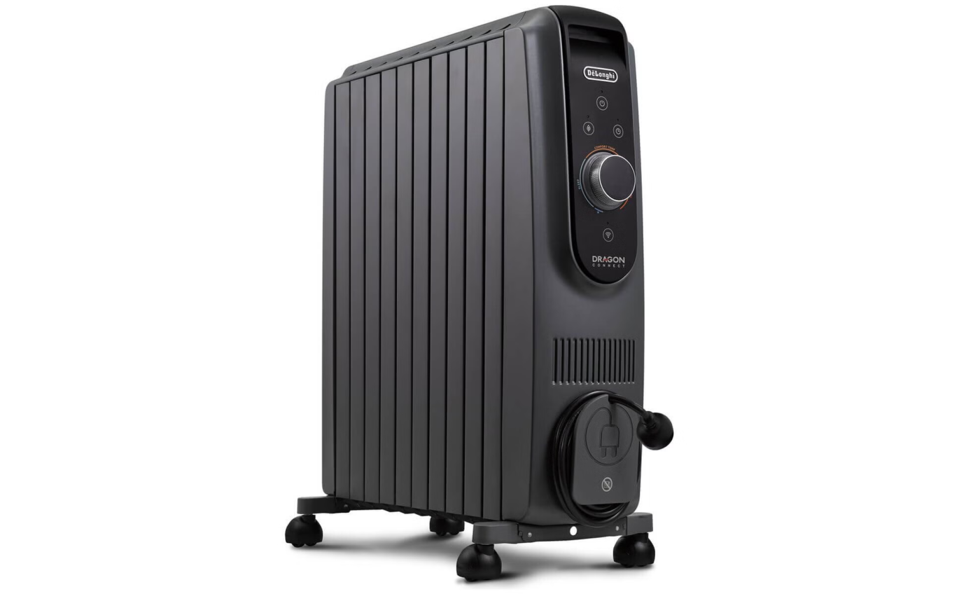 DeLonghi Dragon 5 Pro Connect 2400W Oil Column Heater TRD51024WIFIG