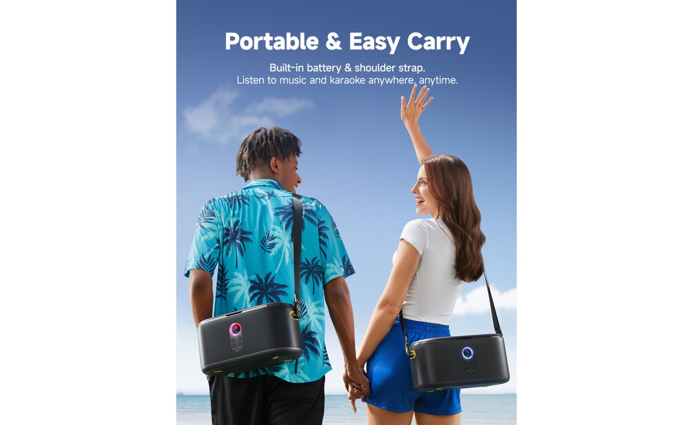 Ikarao Shell S1 Premium Portable Karaoke Machine IKSHELLS1