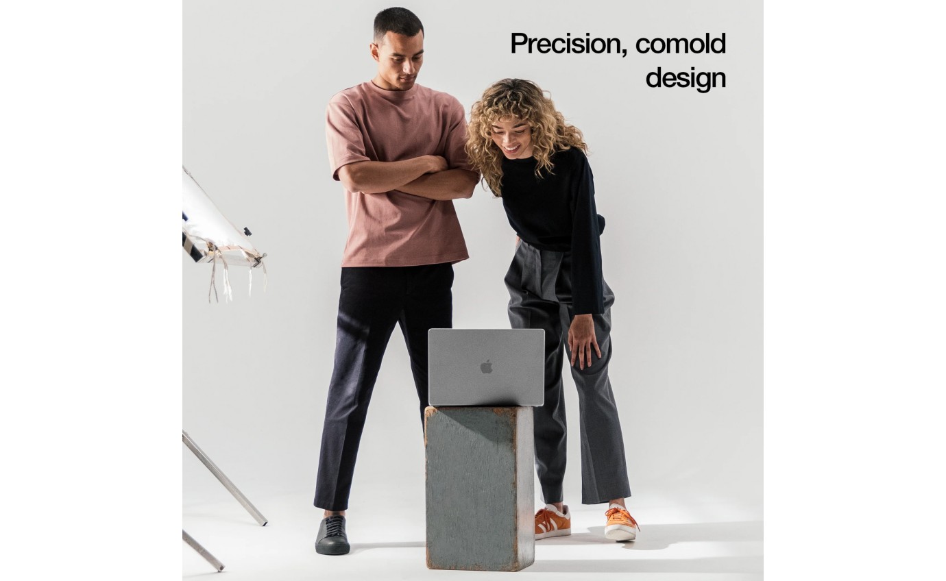 Incase Dots Hardshell with Makrolon&reg; for MacBook Pro 16 inch M1-M4 (Clear) INMB200722CLR