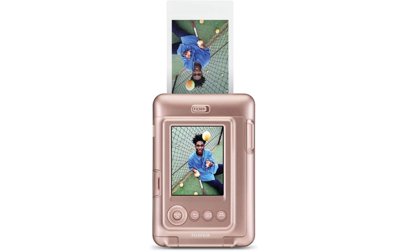 Fujifilm Instax mini LiPlay Instant Film Camera (Blush Gold) 87097