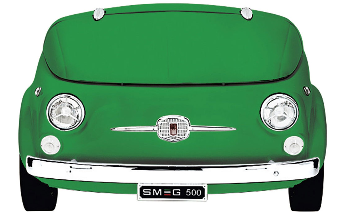 Smeg 100L Exclusive Fiat 500 Design Refrigerator (Green) SMEG500V