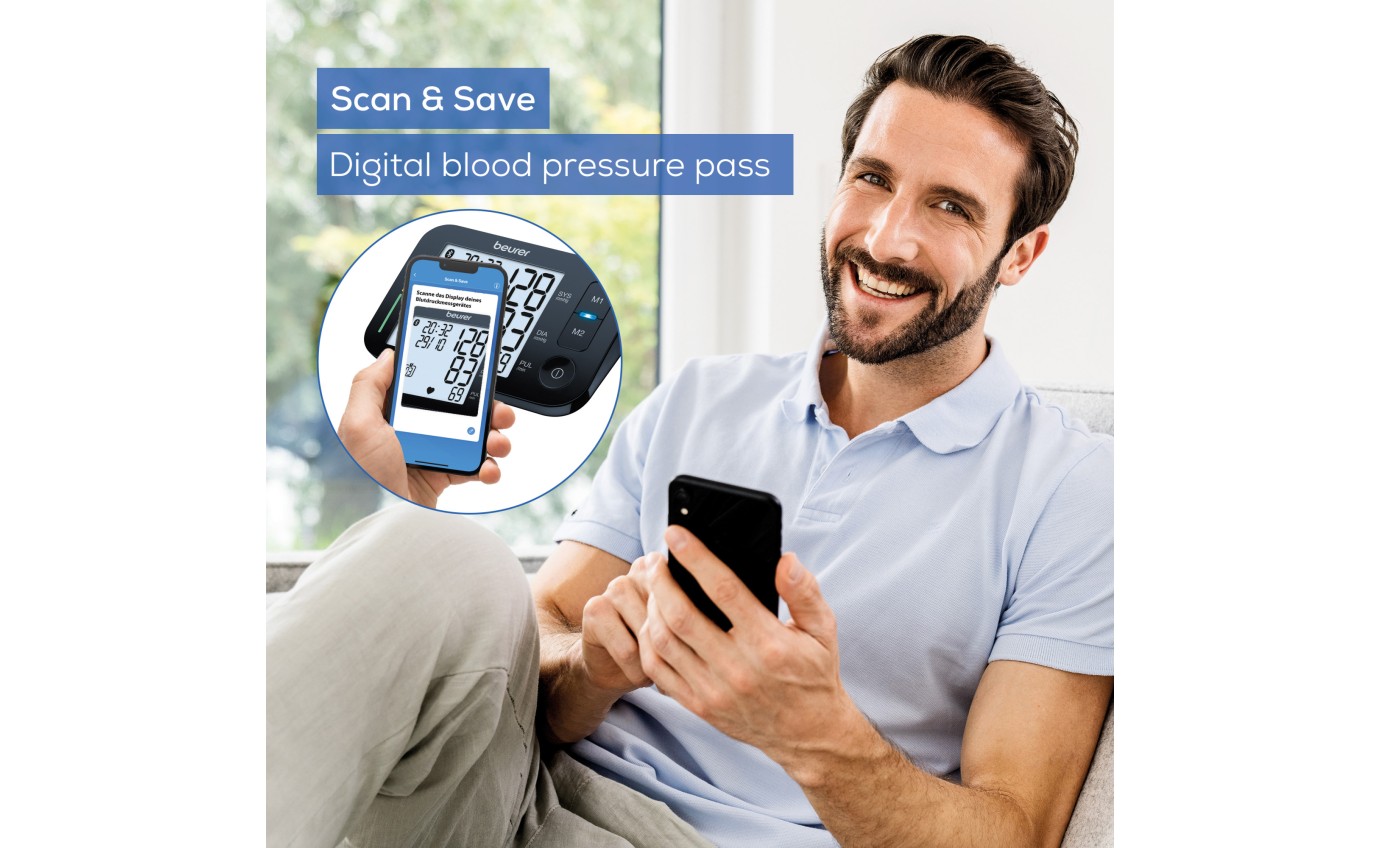 Beurer Bluetooth Upper Arm Blood Pressure Monitor BM54