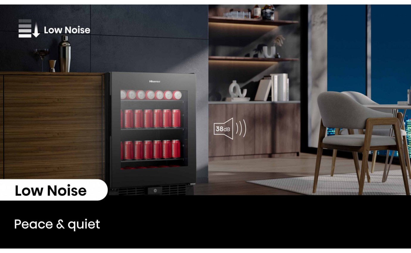 Hisense 140 Can Beverage Cooler HRBC137