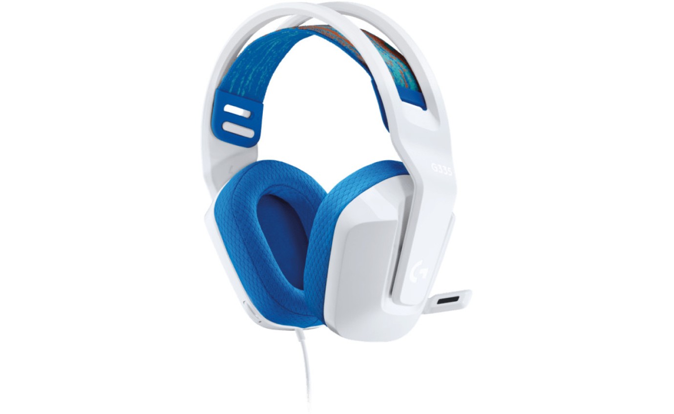 Logitech G G335 Wired Gaming Headset (White) 981001019