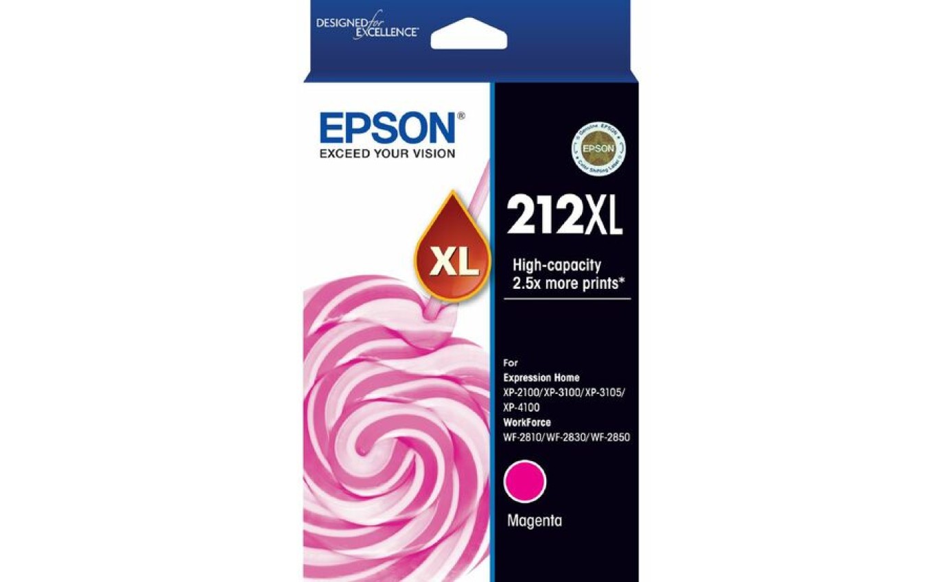 Epson 212XL High Yield Ink Cartridge (Magenta) T02X392