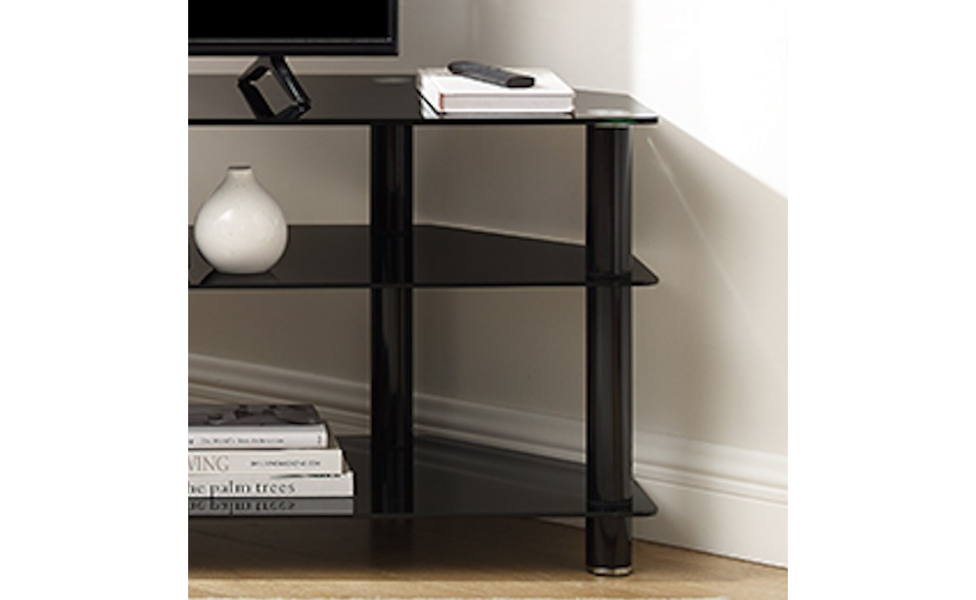 Tauris ACE 1500mm Tempered Glass & Steel Entertainment Unit ACE1500