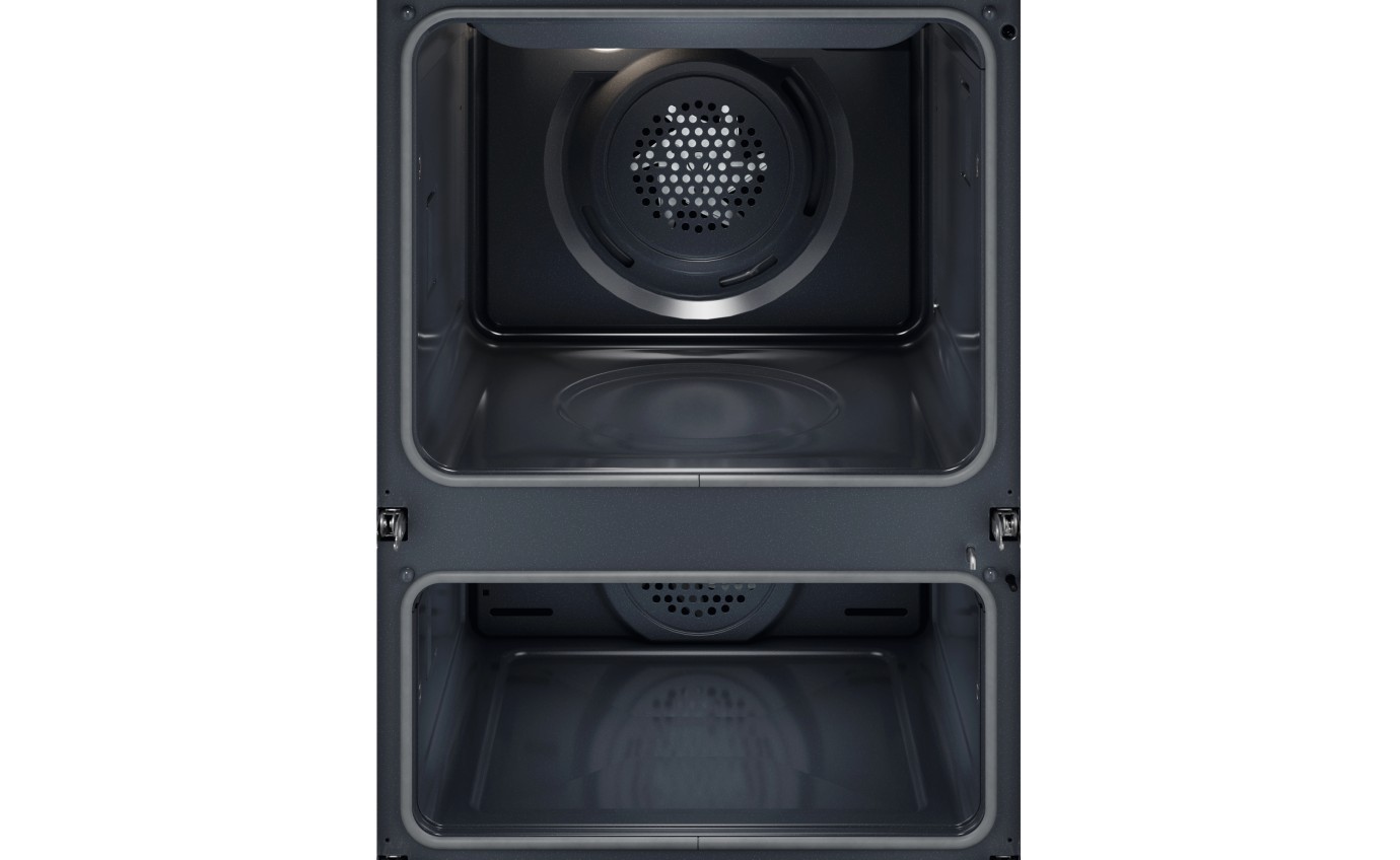 Electrolux 60cm 600 Series Pyrolytic Double Oven with SteamBake (Black) EVEP6626DF