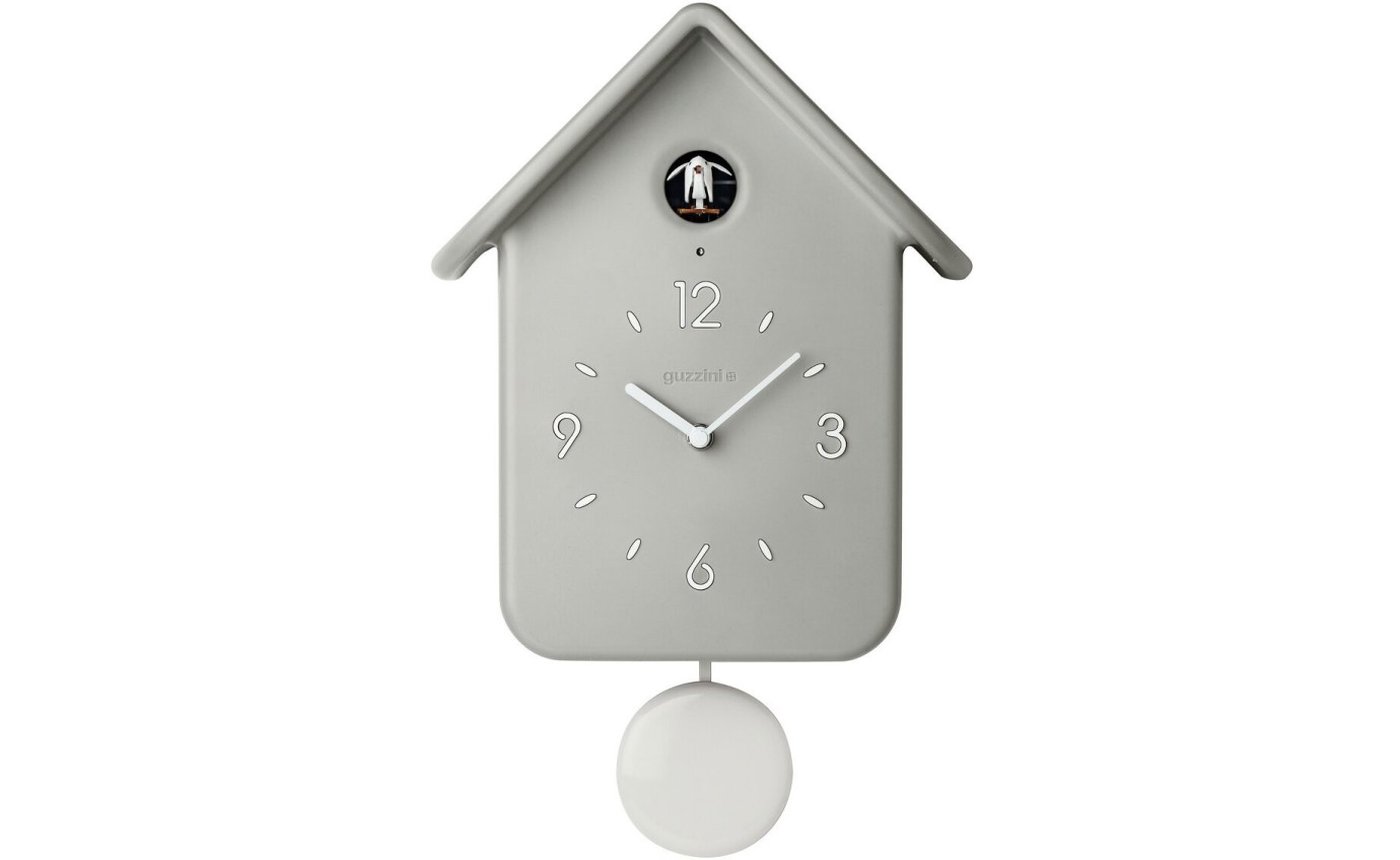 Guzzini QQ Cuckoo Clock with Pendulum (Grey) 16860208
