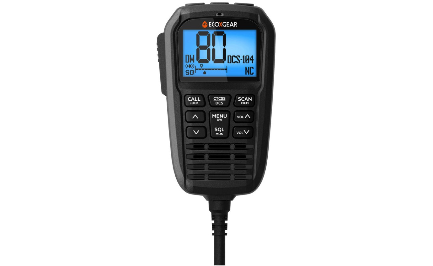 ECOXGEAR EXG3000 5W Compact Fixed Mount UHF Radio with Multi-Colour LCD Display EXG3000