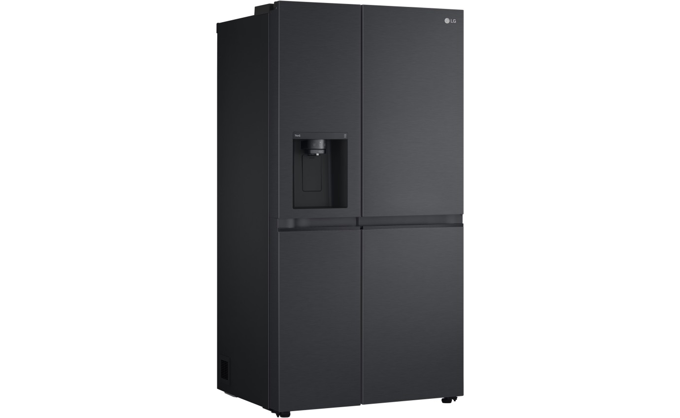 LG 635L Side By Side Fridge (Matte Black) GSL600MBL