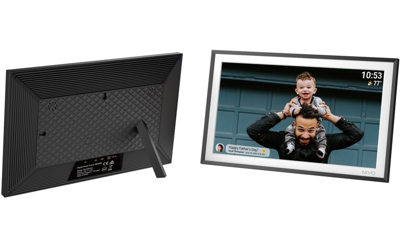 NIVO Frameo 15.6 inch FHD Wi-Fi Photo & Video Frame 64GB (Black) NIVO06103