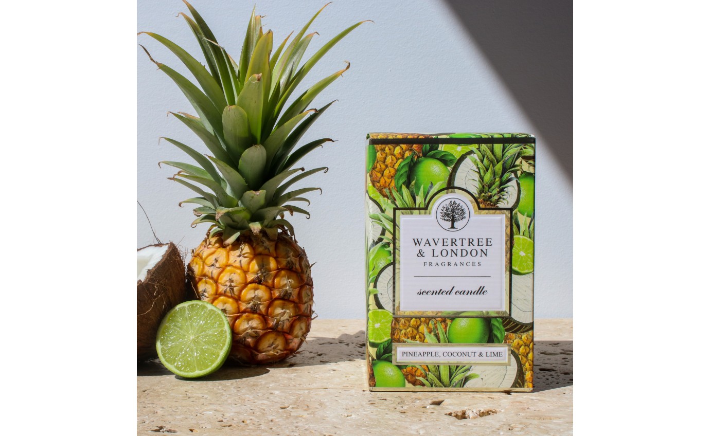 Wavertree & London Pineapple, Coconut & Lime Candle 9347774000685