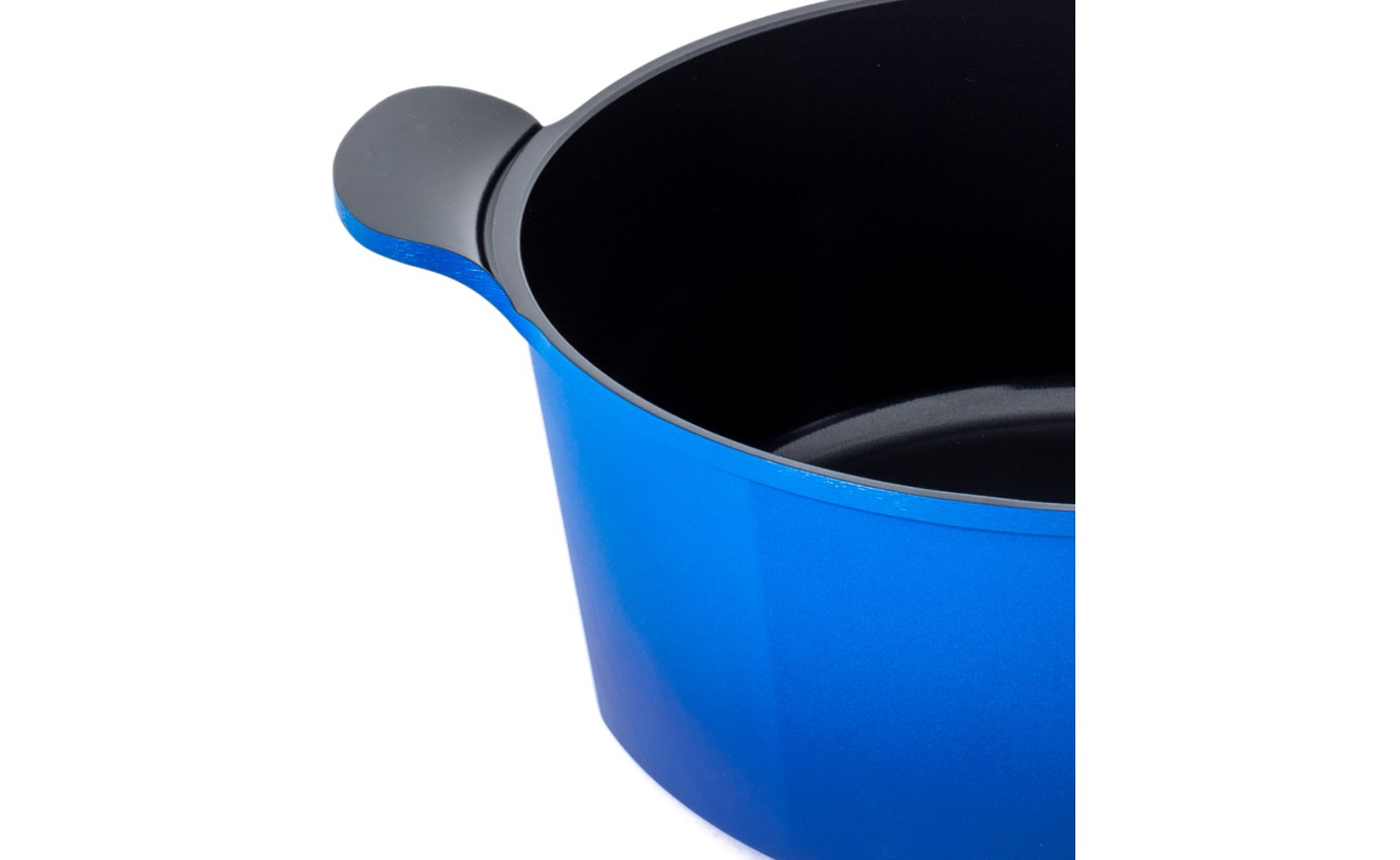 Neoflam 32cm Venn Casserole Induction Blue CVC32B