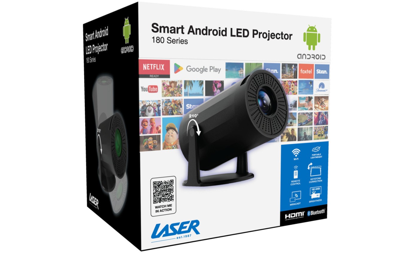 Laser Multi Angle Android LED Projector PJTUHDAB877