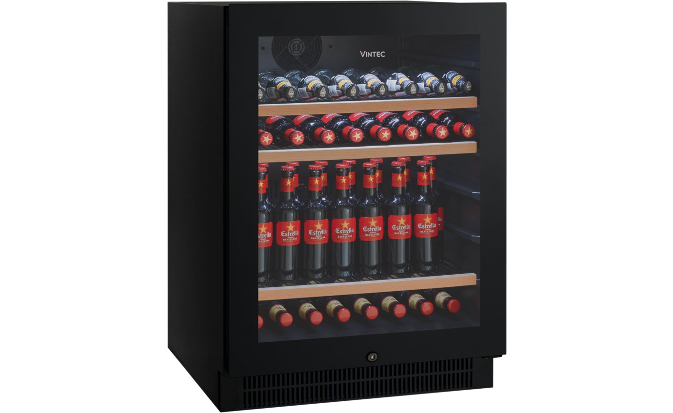 Vintec 100 Beer Bottle Undercounter Beverage Centre (Black) VBS050SBBX
