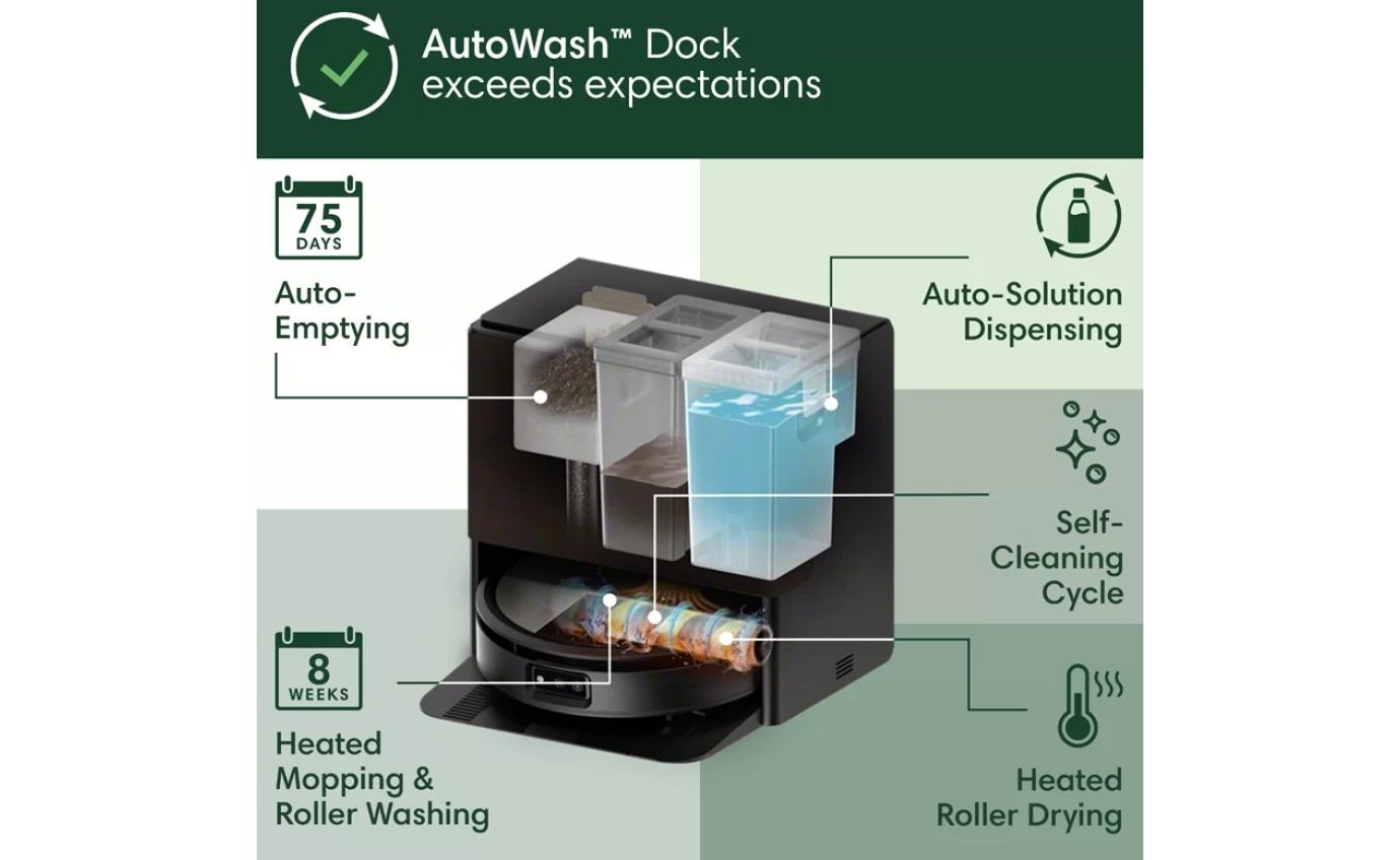 iRobot Roomba&reg; Max 705 Combo Robot + AutoWash&trade; Dock X185000