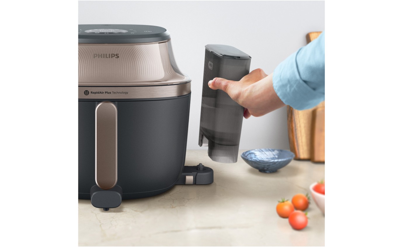 Philips Air Fryer 5000 Series with Steam and Easy Glide Rail 7.2L NA54707