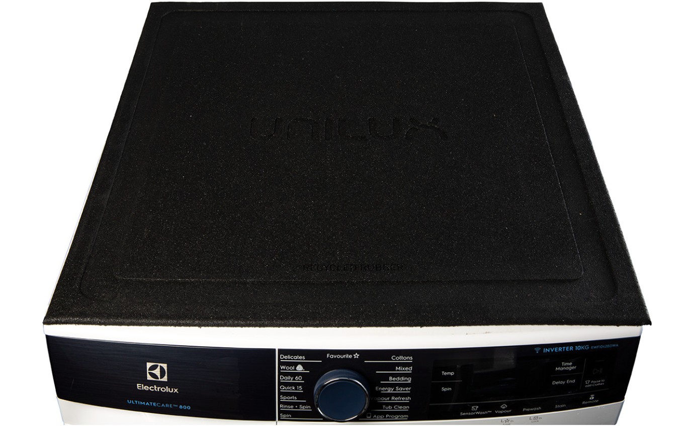 Unilux 60cm Universal Rubber Appliance Floor Mat (Black) ULX108