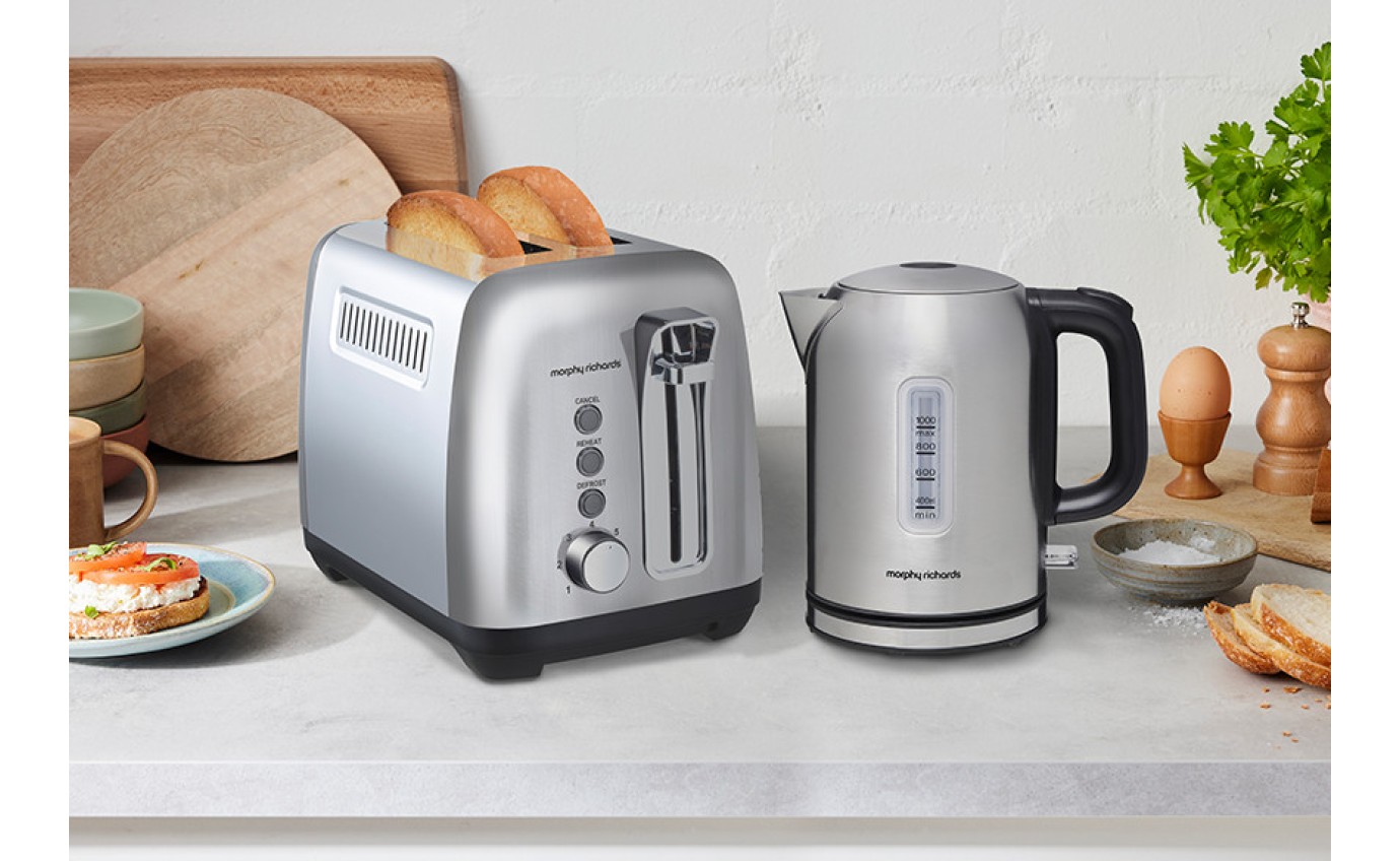 Morphy Richards Equip Slice Toaster (Stainless Steel) MRET02SS